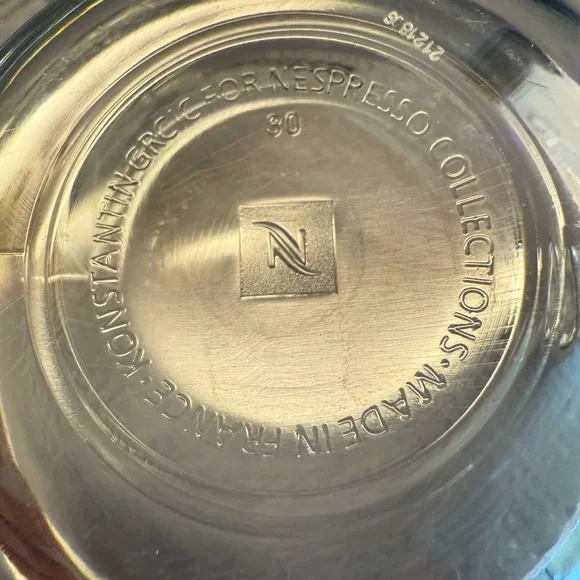 Nespresso Vertuo Coffee Mugs, Medium - Set of 2, with spoons (Glass) - Picture 5 of 5